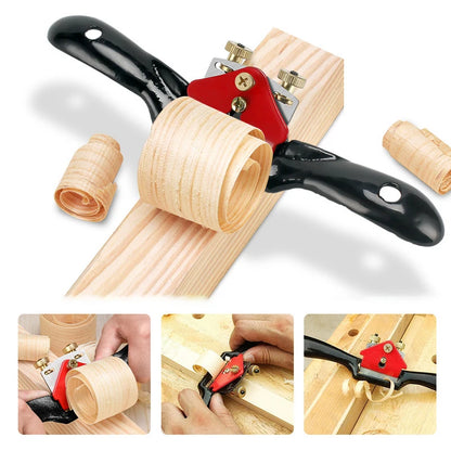 Wood Planer Woodworking Hand Planing Tools Mini Sharp Adjustable High Speed Steel Blade 9/10 Inch Carpenter Tools