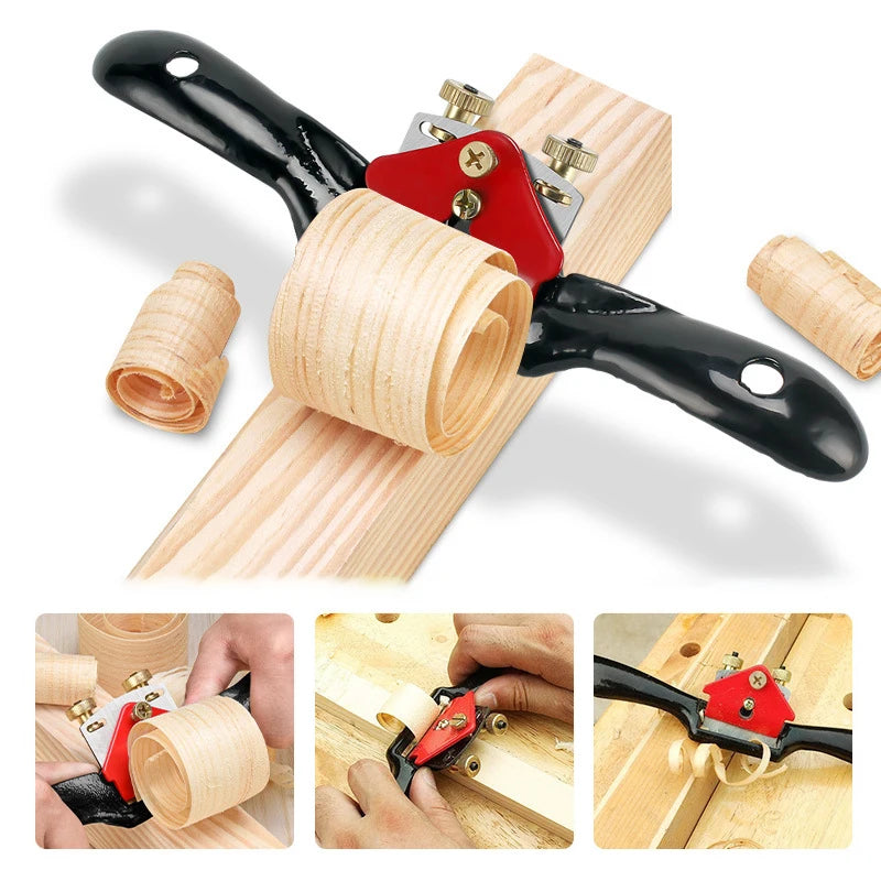 Wood Planer Woodworking Hand Planing Tools Mini Sharp Adjustable High Speed Steel Blade 9/10 Inch Carpenter Tools