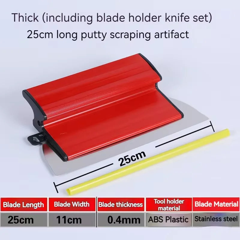 25/40CM Drywall Smoothing Spatula Skimming Flexible Blade Painting Finishing Skimming Blades Building Tool Wall Plastering Tools
