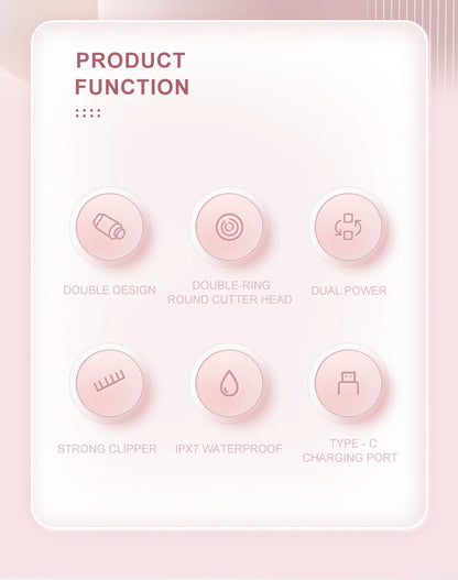 2 in 1 Electric Razor & Epilator for Women | Face & Bikini Shaver