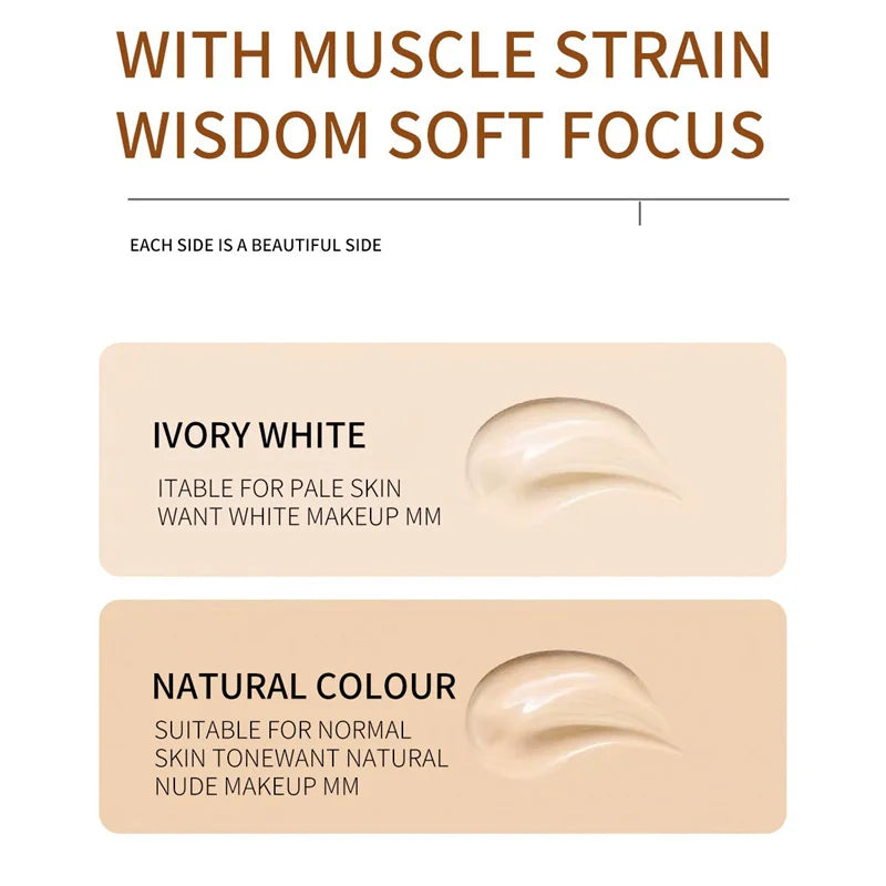 BB Cream Full Cover Face Base Liquid Foundation Makeup Waterproof Long Lasting Facial Concealer Whitening Cream Korean Make Up