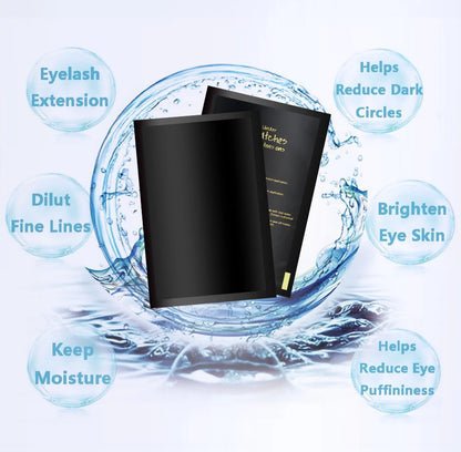 UV Patches 50pairs Hydrogel Eyelash Patch Black Pad Eyelash Patch Beauty And Moisturizing Eye Mask for Eyelash Extension Makeup
