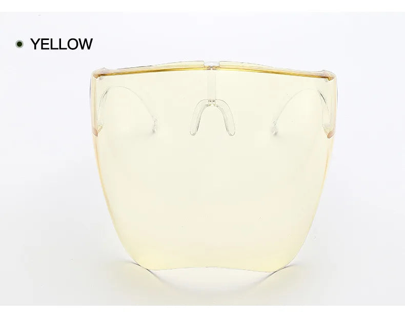 Full Face Sunglasses Mask Women Men Protective Faceshield Glasses Goggles Covered Spherical Lens Anti-Spray Cycling Sunglasses