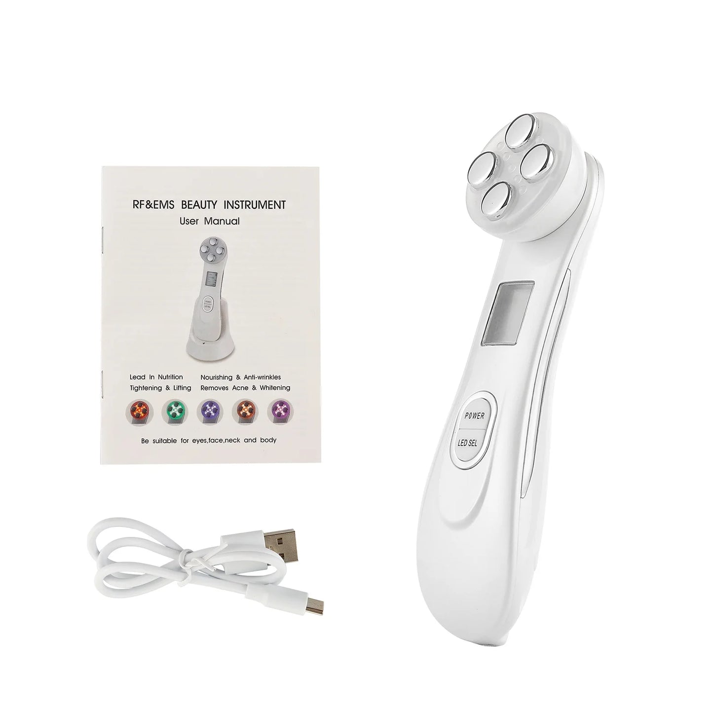 5 in 1 RF EMS LED Skin Tightening & Anti-Wrinkle Massager