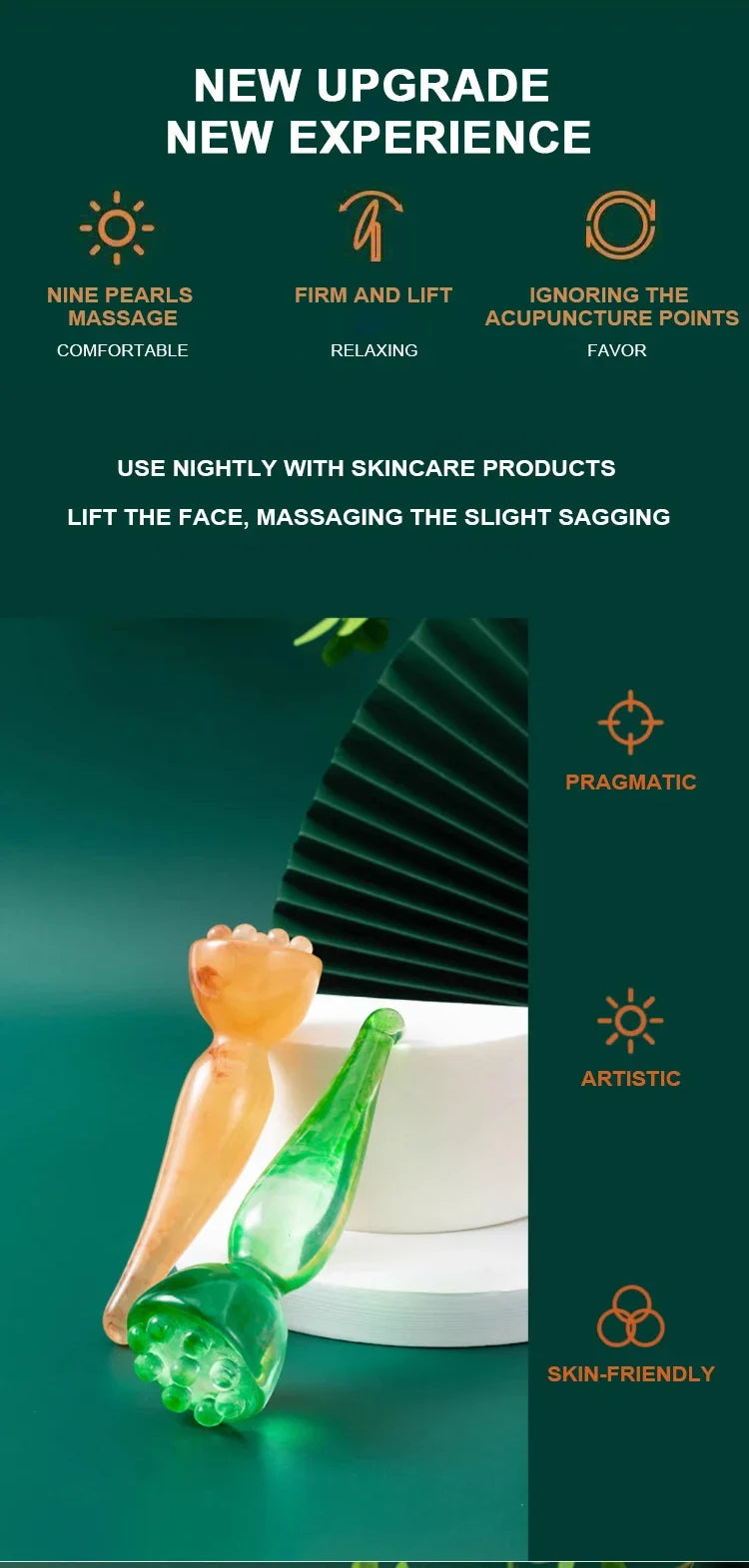 Facial Massager for Facial And Scalp Massage Meridian Pulling and Lifting Point Head Meridian Passage General Scraping Tool