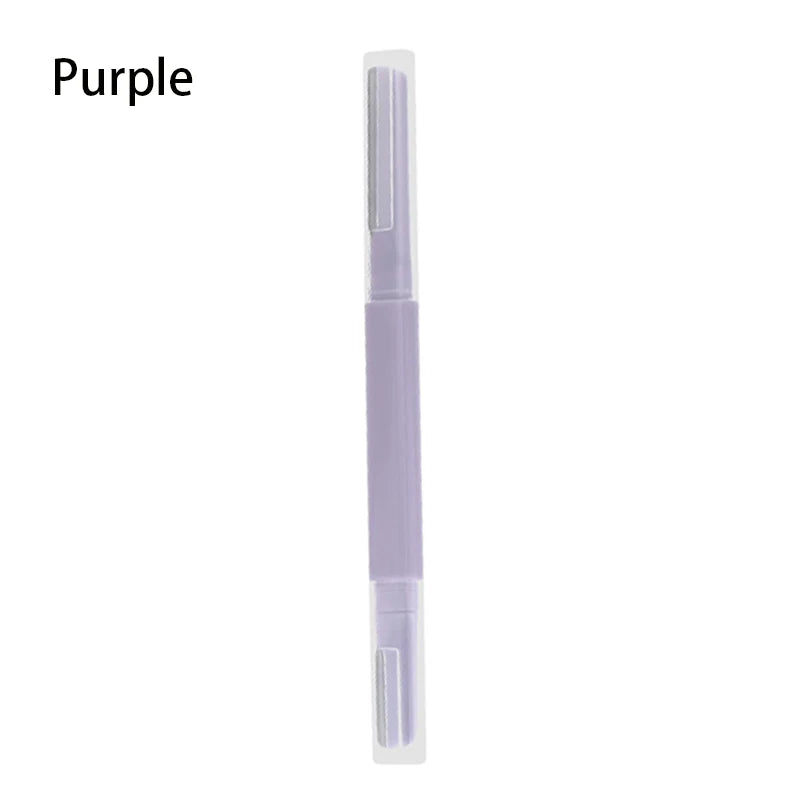 Precision Double-Headed Dermaplaning Tool, Sharp & Safe Dermaplane Razor, Face Razors for Women, Eyebrow Razor, Facial Razor