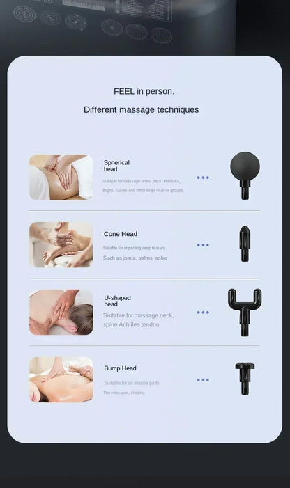 Fascia Gun Muscle Massager Instrument bar Multi-functional electric muscle membrane neck membrane gun relax leg professional