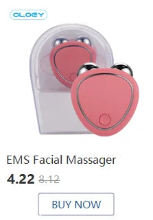 EMS Facial Massager Microcurrent Face Lifting Machine Anti Wrinkle Roller Skin Tightening Rejuvenation Beauty Charging Facial