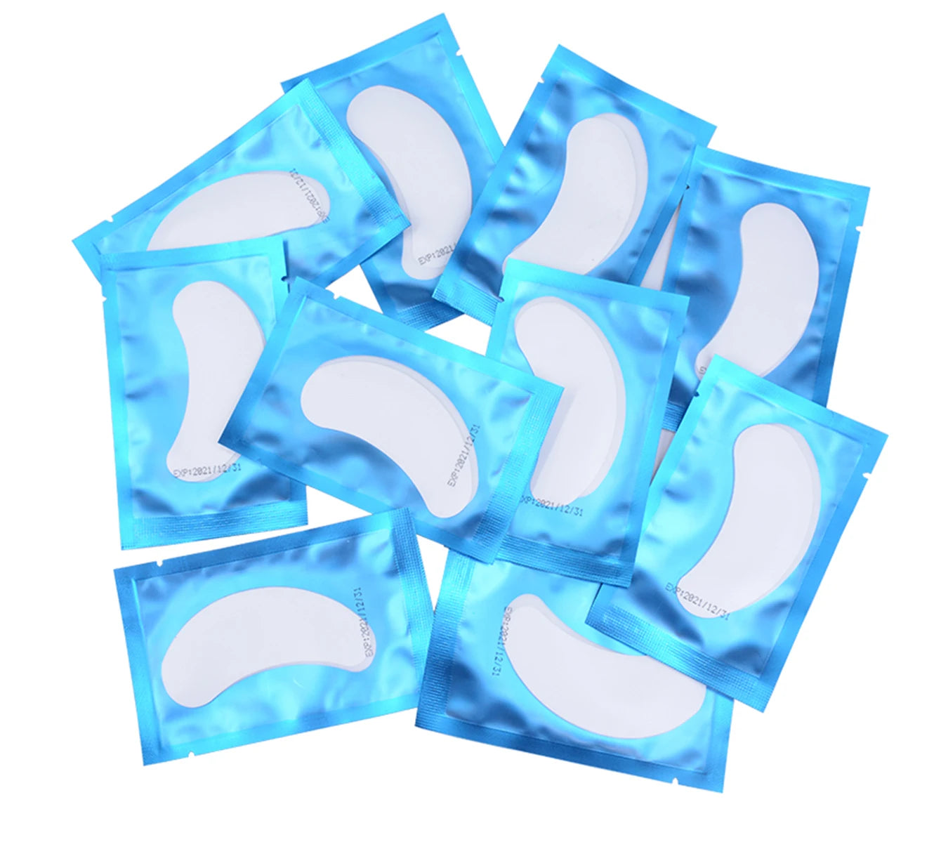 50Pairs Hydrogel Eye Patches Under Eye Pads Eyelash Extension Gel Stickers for Grafting Lashes Beauty Tools